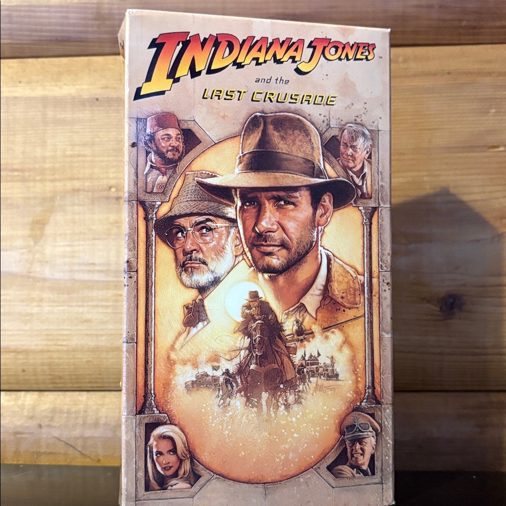 Indiana Jones and the Last Crusade VHS  1989